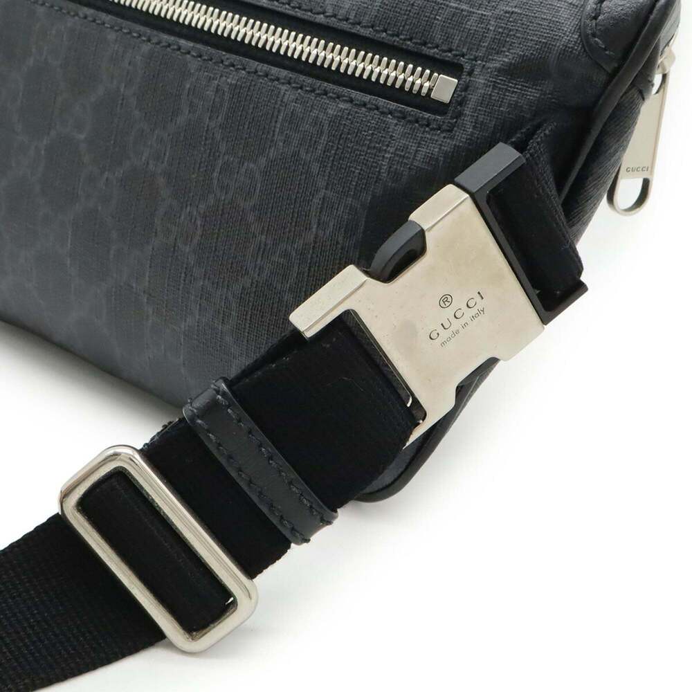 GUCCI Authentic Black Leather Fanny Pack - Picture 8 of 10